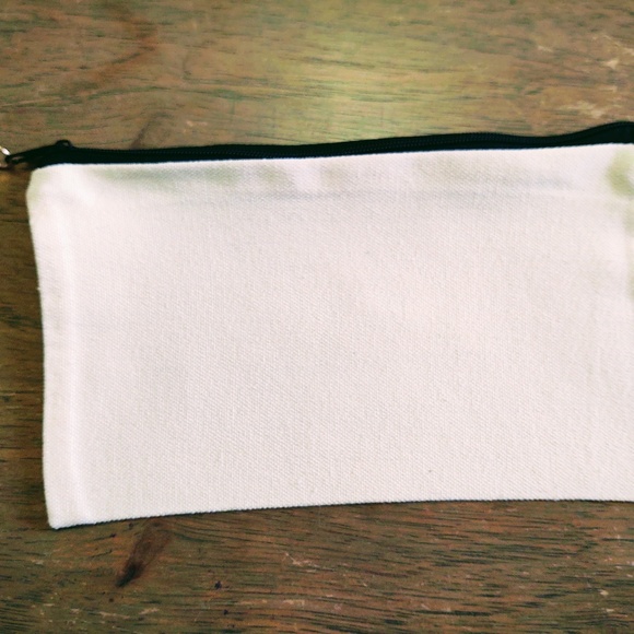 NEW SMALL CANVAS ZIPPER POUCH, COSMETIC BAG, JESUS THE REASON FOR THE SEASON - Picture 2 of 6